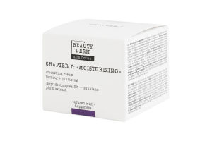 Крем для лица разглаживающий с пептидами и сливой Skin fiction Beautyderm 50мл