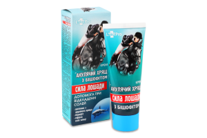 Крем Сила коня Акулячийй хрящ з бішофітом допомога при відкладенні солей 75мл ЛекоПро