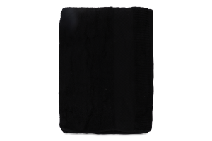 Рушник чорний махровий зеро твіст з бордюром 100*150см 600г/м2 ГМ Текстайл