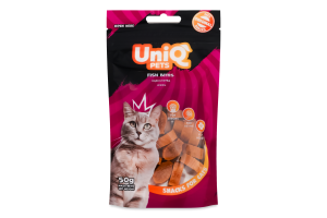 Ласощі для котів Рибні шматочки Mimi Uniq Pets д/п 50г