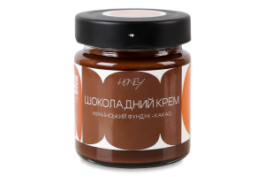 Крем шоколадний Український фундук-какао Honey с/б 200г
