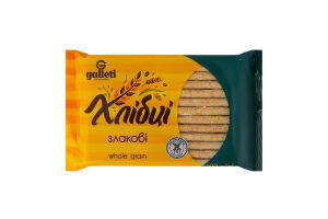 Хлібці злакові хрусткі Galleti м/у 100г