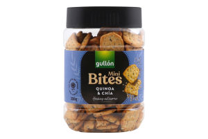 Печиво солоне Quinoa&Chia Mini bites Gullon п/б 250г
