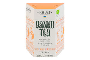Чай травяной органический с цедрой апельсина и корицей Янко-чай к/у 50г