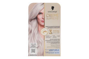 Creme Supreme 10-55 Холодний Сріблястий Блонд