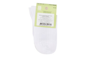 Шкарпетки дит Premier socks високі рубч біл р18-20