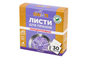 Засіб пральний Лаванда універсальний листовий 30шт Crystal Swan