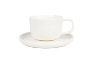 Чашка з блюдцем порцелянова 220мл №KYYW686 Greenwich Products Co. Limited 1шт