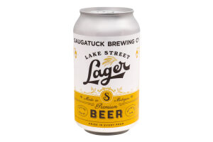 Пиво Saugatuck Lake Street Lager светлое ж/б