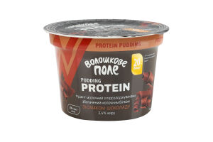 Пудинг 2.4% молочний з підсолоджувачами збагачений молочним білком зі смаком шоколаду Protein Волошкове поле ст 200г