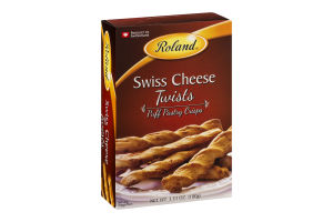 Roland Puff Pastry Crisps Swiss Cheese Twists