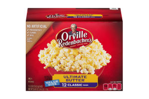 Orville Redenbacher's Gourmet Popping Corn Ultimate Butter Classic Bag - 12 CT