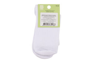 Шкарпетки Premier socks вис спорт смуж білі р18-20