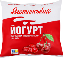 Йогурт 1.5% Вишня-черешня Яготинський м/у 400г