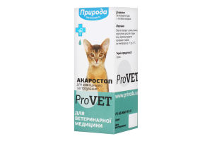 Акаростоп для собак и кошек ProVet Природа 1шт