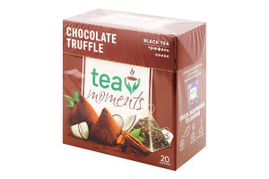 Чай чорний байховий Chocolate Truffle Tea Moments к/у 20х1.8г
