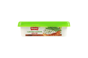 Крем-сир 50% З цибулею та зеленню Ферма п/у 170г