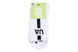 Шкарпетки підл Premier socks Економ UA біл р.23-25
