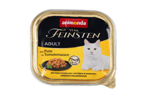 Корм д/котів з індичкою та томатами в соусі 100г Вом Фейштн