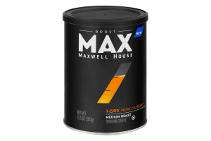 Maxwell House MAX Boost Ground Coffee Medium Roast