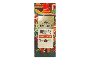 Кофе натуральный жареный молотый Uganda&Kenya Origins Jacobs м/у 200г