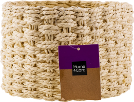 Корзина для зберігання Home&Care бежева 21*15см