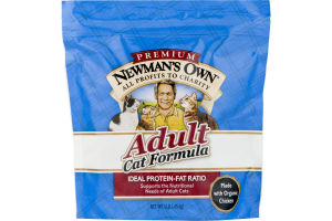 Newman's Own Premium Adult Cat Formula Organic Chicken