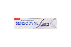 Паста зубная с фтором Глубокая очистка Усовершенствованное отбеливание Sensodyne 75мл