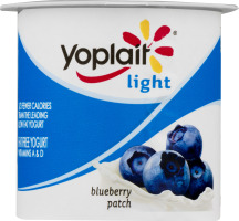 Yoplait Light Fat Free Yogurt Blueberry Patch