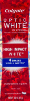 Colgate Optic White Platinum High Impact White Toothpaste Glistening Mint