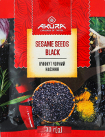 Кунжут черный семена Akura м/у 30г