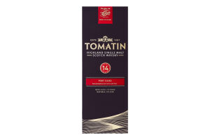 Віскі 0.7л 46% 14YO Tomatin к/у