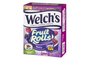 Welch's Fruit Rolls Berry - 6 CT