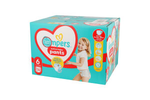 Трусики-підгузники для дітей 14-19кг 6 Pants 360 Pampers 84шт