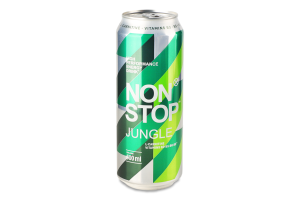 Напій енергетичний безалкогольний сильногазований Еволюшн фреш Jungle Non Stop з/б 0.5л