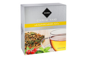 Суміш чаю з шипшиною Альпійський луг Rioba к/у 50х1.5г