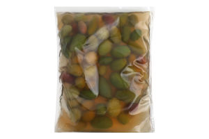 Мікс оливок з/к в розсолі 400г п/е Альба Фуд