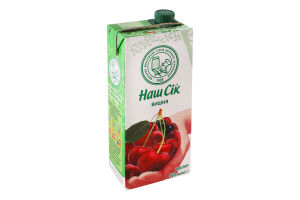 Нектар Вишня Наш сік т/п 0.95л