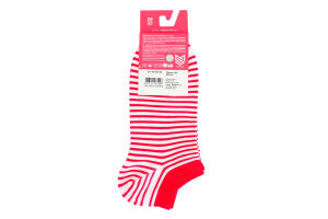 Шкарпетки жіночі MovementStandard №MS M0118S 073 39-41 білий-малиновий