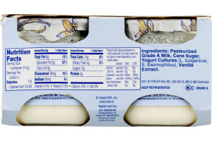 Yoplait Oui French Style Yogurt Vanilla - 4 CT