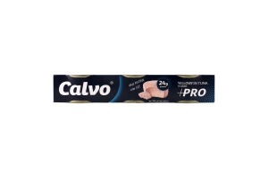 Тунець у власному соку +Pro Calvo к/у 3х65г