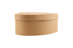 Коробка подарункова Серце крафтове 22*20*9см Parus Yang