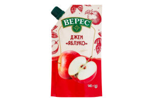 Джем нестерилизованный Яблоко Верес д/п 140г