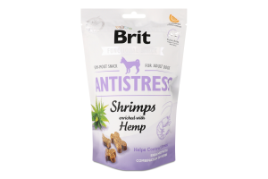 Ласощі д/собак Антистрес з креветками та коноплею 150г Бріт Кеа