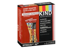 KIND Nuts & Spices Honey Roasted Nuts & Sea Salt Bar - 12 CT