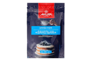 Пудра цукрова Ванільна Akura д/п 100г