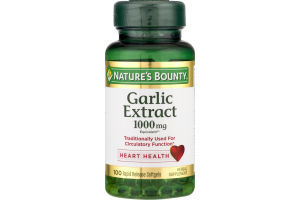 Nature's Bounty Garlic Extract Rapid Release Softgels - 100 CT