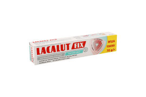 Крем для фиксации зубных протезов Мятный вкус Fix Lacalut 70г