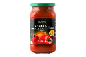 Соус стерилизованный Сацебели оригинальный Novus с/б 480г