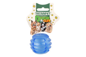 Іграшка д/собак Dental Gum М'ячик з отвором гума 5см Tatrapet